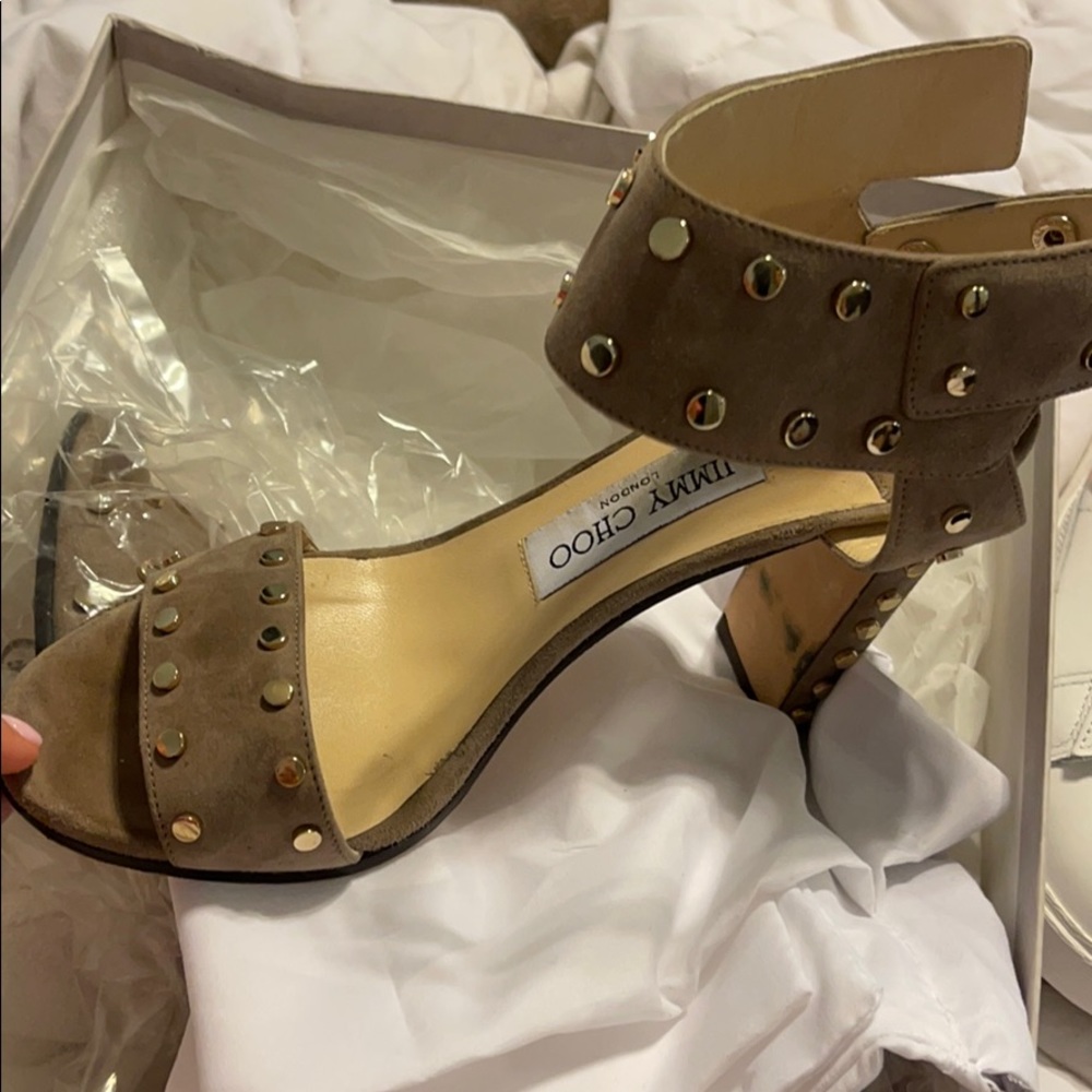 Used Jimmy Choo shoes, used twice. Size 6 1/2